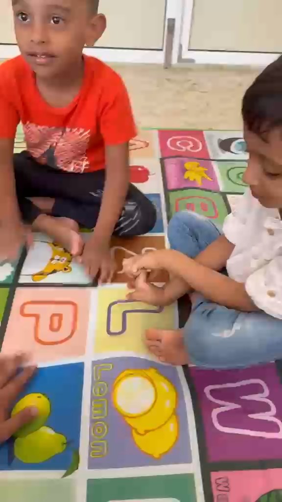 Children enjoying circle time at Vasishtha School